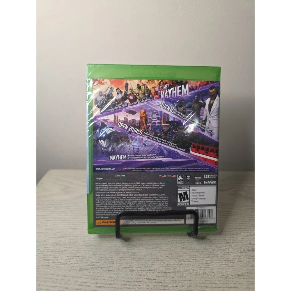 Agents of Mayhem (Microsoft Xbox‎ One, 2017) NEW SEALED